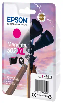 Epson Singlepack Magenta 502XL Ink Epson - visuel 1 - hello RSE - Faible coût et fiabilité