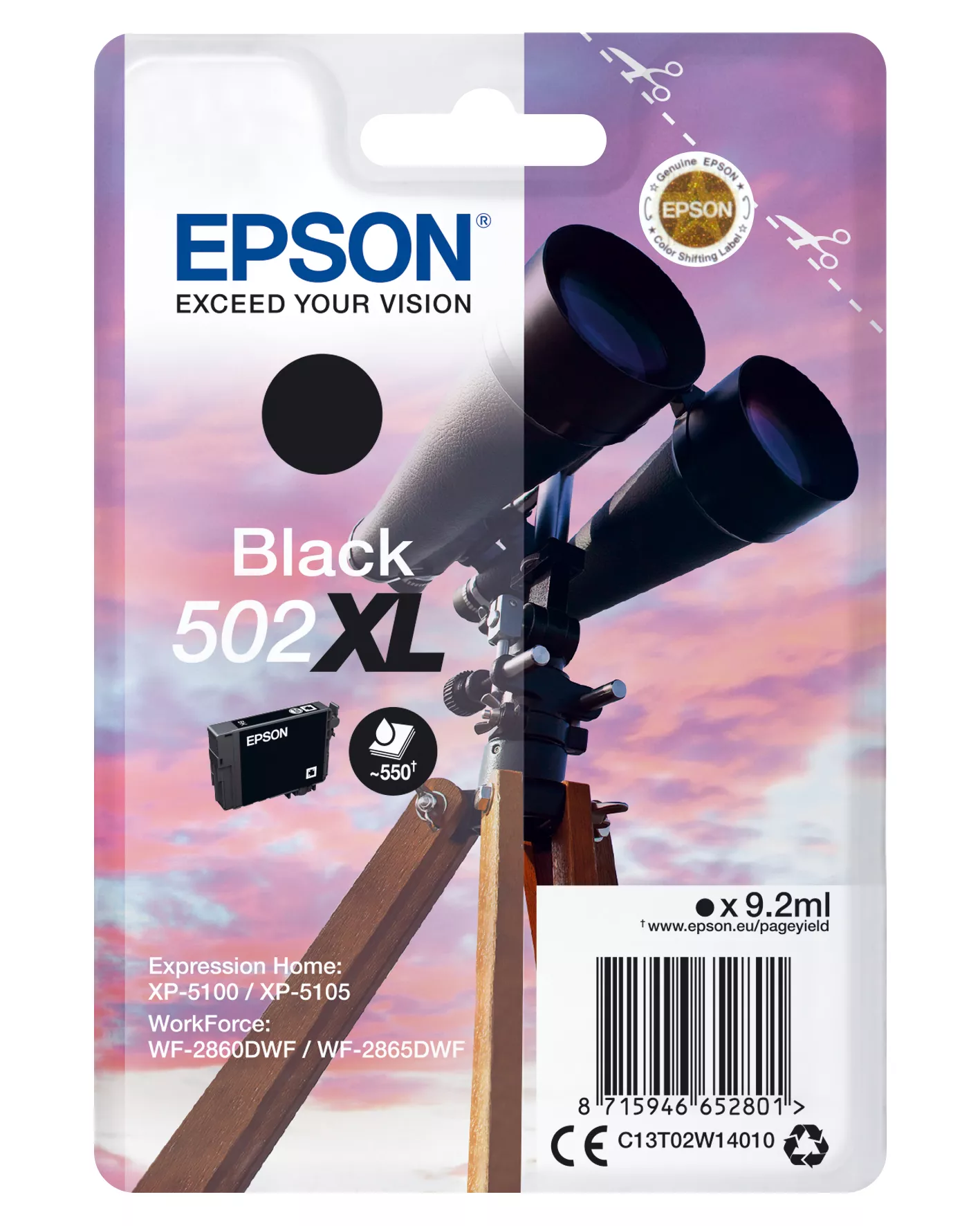 Vente EPSON Singlepack Black 502XL Ink au meilleur prix