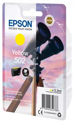 Epson Singlepack Yellow 502 Ink Epson - visuel 1 - hello RSE - Faible coût et fiabilité
