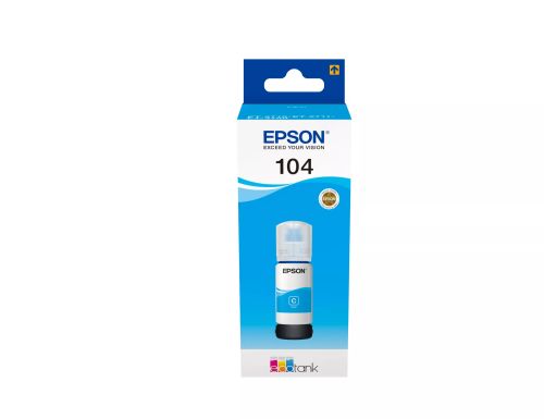 Revendeur officiel EPSON 104 EcoTank Cyan ink bottle (WE