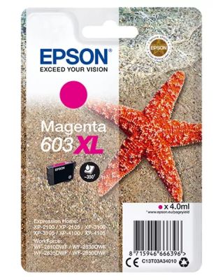 Vente Cartouches d'encre EPSON Singlepack Magenta 603XL Ink