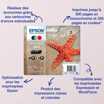 Epson Singlepack Black 603 Ink - Cartouches d'encre - visuel 2