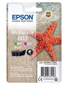Revendeur officiel EPSON Multipack 3-colours 603 Ink