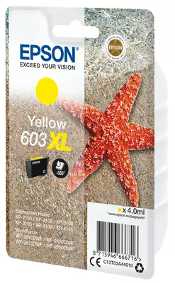 Vente EPSON Singlepack Yellow 603XL Ink Epson au meilleur prix - visuel 4