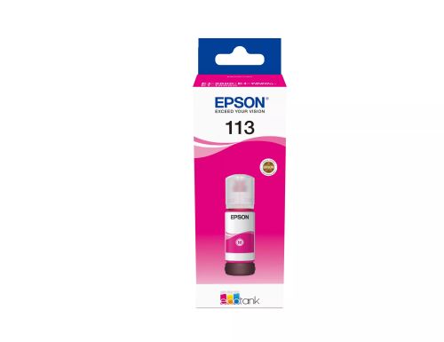 Revendeur officiel Cartouches d'encre EPSON 113 EcoTank Pigment Magenta ink bottle