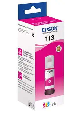 Epson 113 EcoTank Pigment Magenta ink bottle Epson - visuel 1 - hello RSE - Des impressions de qualité professionnelle