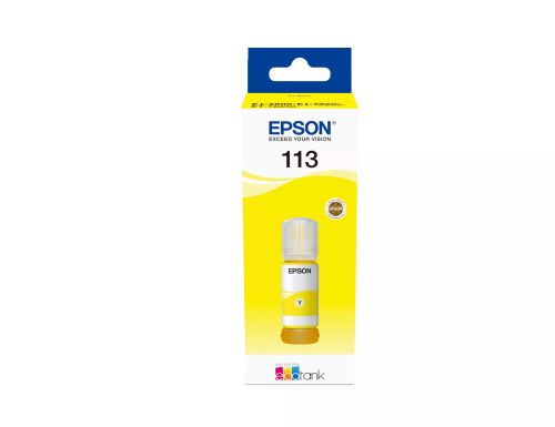 Revendeur officiel Cartouches d'encre EPSON 113 EcoTank Pigment Yellow ink bottle