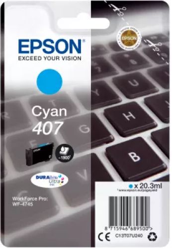 Vente EPSON WF-4745 Series Ink Cartridge Cyan au meilleur prix