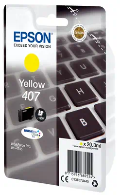 Epson WF-4745 cartouche d'encre 1 pièce(s) Original Rendement élevé (XL) Jaune - Toner - visuel 2