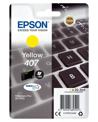 Epson WF-4745 cartouche d'encre 1 pièce(s) Original Rendement élevé (XL) Jaune - Toner - visuel 1