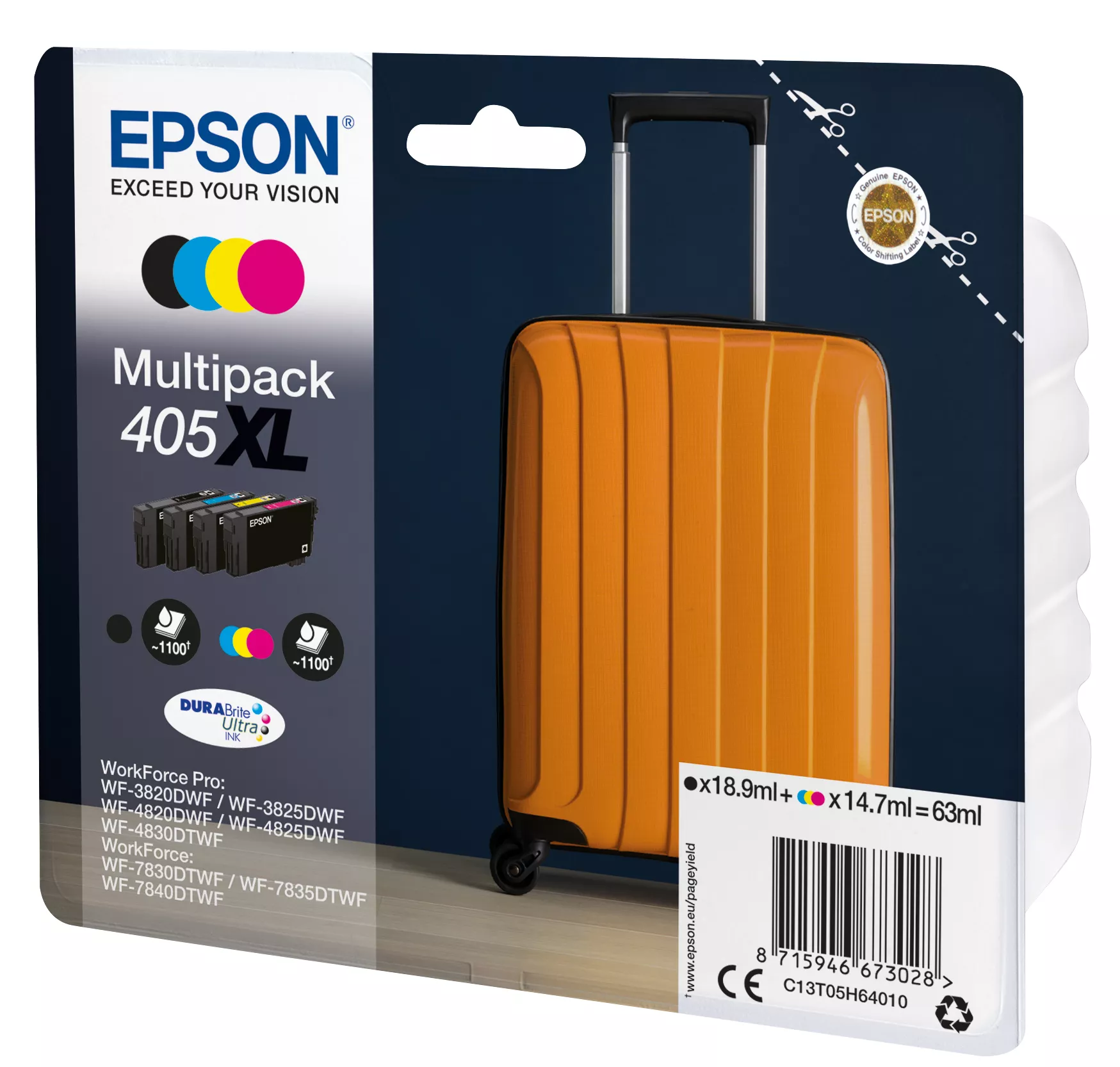 Vente EPSON Multipack 4-colours 405XL DURABrite Ultra Ink Epson au meilleur prix - visuel 2