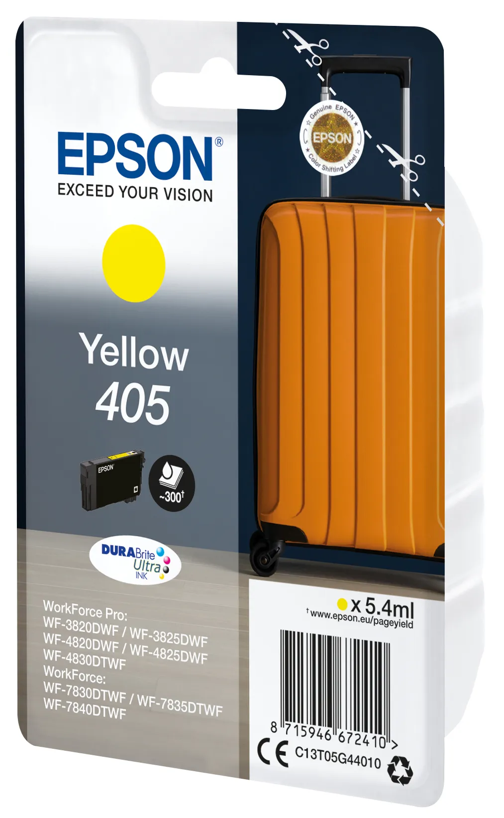 Vente EPSON Singlepack Yellow 405 DURABrite Ultra Ink Epson au meilleur prix - visuel 4