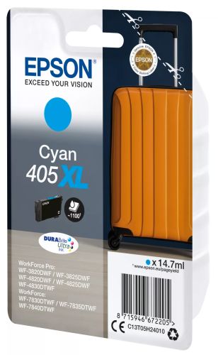 Revendeur officiel Cartouches d'encre EPSON Singlepack Cyan 405XL DURABrite Ultra Ink
