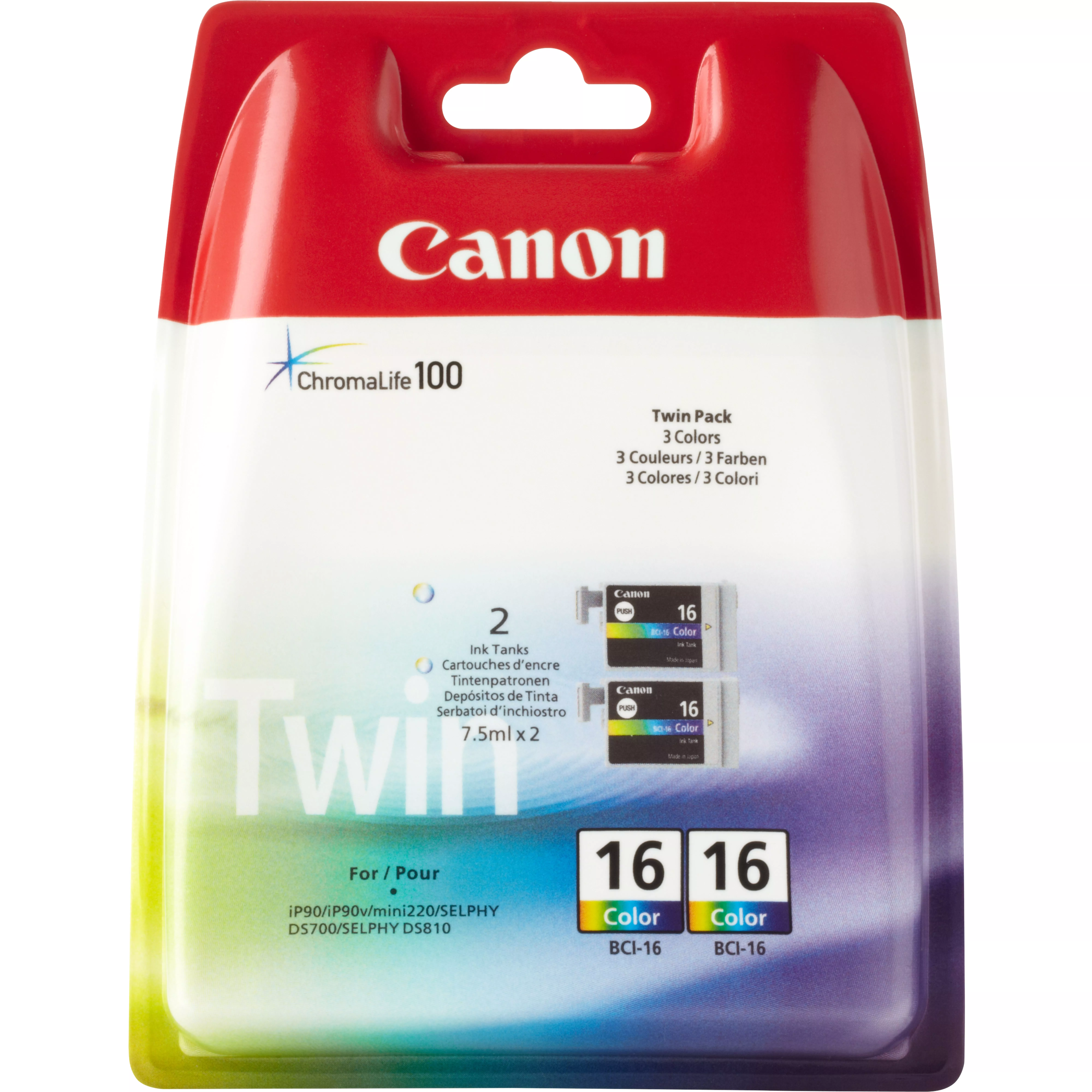 Revendeur officiel Cartouches d'encre CANON BCI-16C cartouche d encre couleur capacité standard