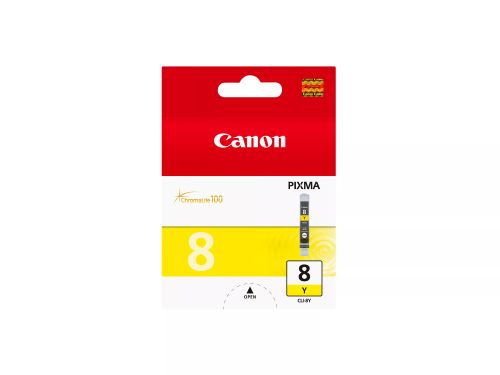 Revendeur officiel Cartouches d'encre CANON CLI-8Y cartouche dencre jaune capacite standard