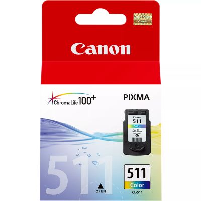 Achat CANON CL-511 cartouche dencre couleur faible capacite 9ml 240 pages et autres produits de la marque Canon