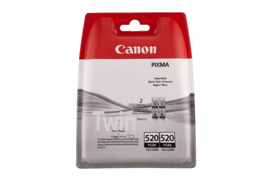Vente Cartouches d'encre Canon Cartouche d'encre noire PGI-520BK (lot de deux