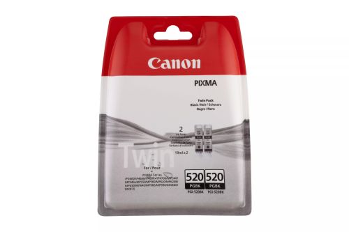 Achat Cartouches d'encre Canon Cartouche d'encre noire PGI-520BK (lot de deux sur hello RSE