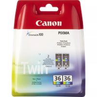 Canon Pack de 2 cartouches d'encre couleur CLI-36 Canon - visuel 1 - hello RSE