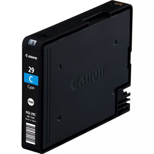 Achat CANON PGI-29 C cartouche d encre cyan capacité standard 1 et autres produits de la marque Canon