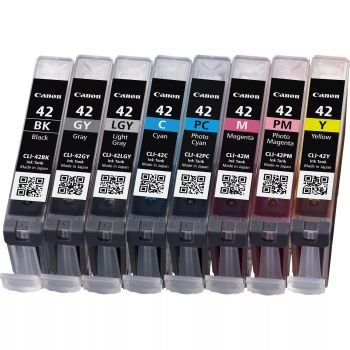 Achat Cartouches d'encre CANON 1LB CLI-42 8inks ink cartridge black and colour sur hello RSE