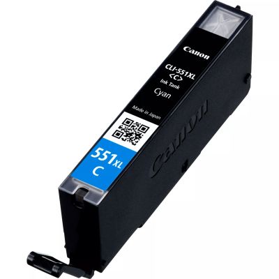 Vente Cartouches d'encre CANON 1LB CLI-551XLC ink cartridge cyan high capacity 700 sur hello RSE