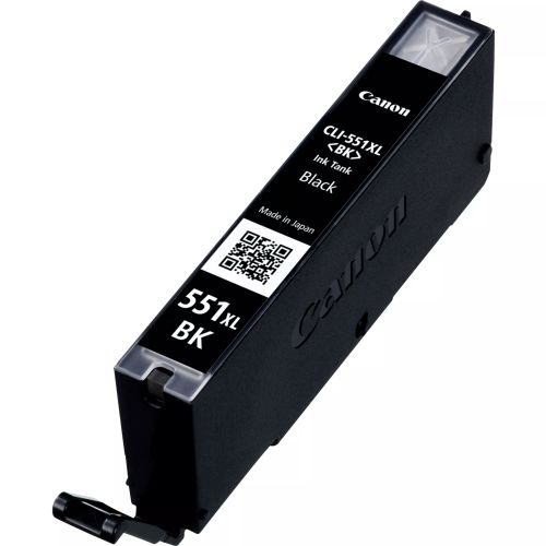 Achat Cartouches d'encre CANON 1LB CLI-551XLBK ink cartridge black high capacity sur hello RSE