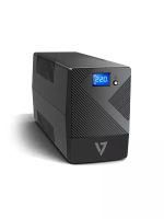 Achat V7 UPS 600VA UPS para ordenador de escritorio con 6 salidas, pantalla LCD táctil (UPS1P600E) - 0662919109337