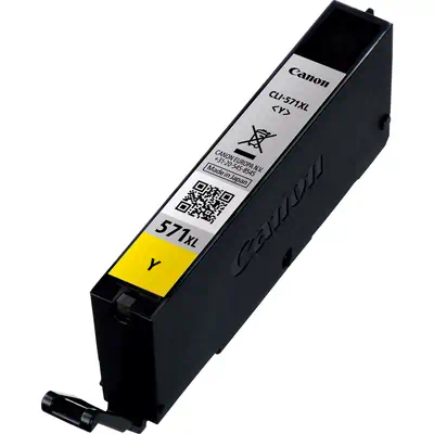 Cartouche d'encre jaune à haut rendement CLI-571XL - Canon - Cartouches d'encre - visuel 1