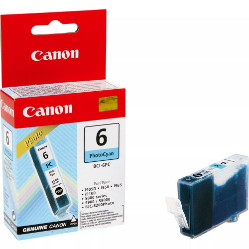Vente CANON BCI-6PC cartouche d encre photo cyan capacité au meilleur prix