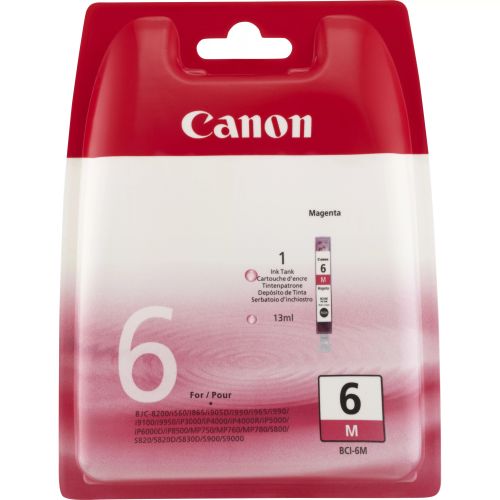 Achat CANON BCI-6M cartouche dencre magenta capacite standard et autres produits de la marque Canon