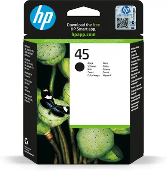 Livraison rapide 45 cartouche d'encre noir authentique grande contenance