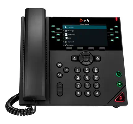 Téléphone IP Poly VVX 450 à 12 lignes et compatible PoE - HP - Accessoire Réseau - visuel 1