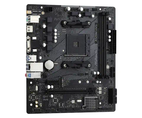 Asrock A520M-HVS AMD A520 Emplacement AM4 micro ATX - Carte mère - visuel 4