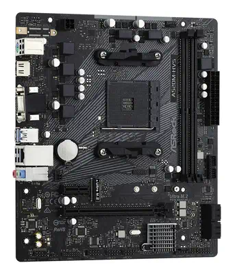 Asrock A520M-HVS AMD A520 Emplacement AM4 micro ATX - Carte mère - visuel 9