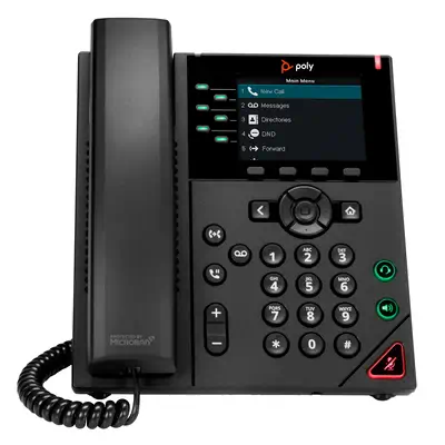 Téléphone IP Poly VVX 350 à 6 lignes et compatible PoE - Accessoire Réseau - visuel 2
