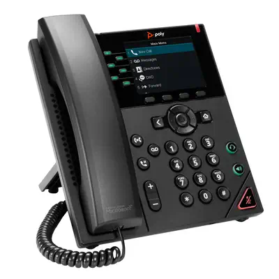 Téléphone IP Poly VVX 350 à 6 lignes Poly - visuel 1 - hello RSE - Restez concentré sur la conversation