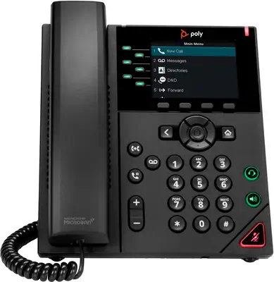 Téléphone IP Poly VVX 350 à 6 lignes et compatible PoE - Accessoire Réseau - visuel 1