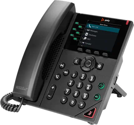 Téléphone IP Poly VVX 350 à 6 lignes Poly - visuel 1 - hello RSE - Restez concentré sur la conversation