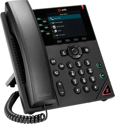 Téléphone IP Poly VVX 350 à 6 lignes Poly - visuel 1 - hello RSE - Déployez facilement et rapidement