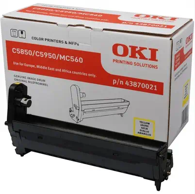 OKI C5850, C5950 tambour jaune capacité standard 20.000 - Tambour - visuel 1