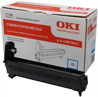 OKI C5850, C5950 tambour cyan capacité standard 20.000 - Tambour - visuel 1
