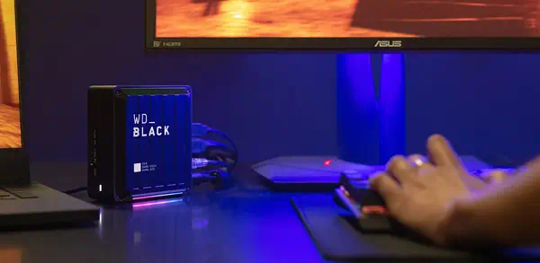 Western Digital D50 Avec fil Thunderbolt 3 Noir - Station d'accueil pour portable - visuel 8