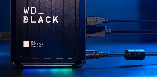 Western Digital D50 Avec fil Thunderbolt 3 Noir - Station d'accueil pour portable - visuel 9