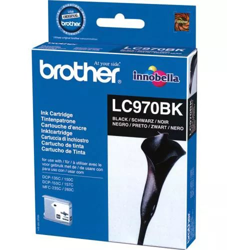 Achat BROTHER LC-970 cartouche encre noir capacité standard 350 pages et autres produits de la marque Brother