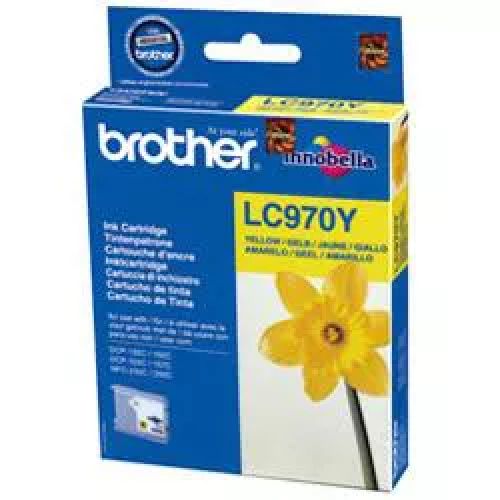Vente BROTHER LC-970 cartouche encre jaune capacité standard au meilleur prix