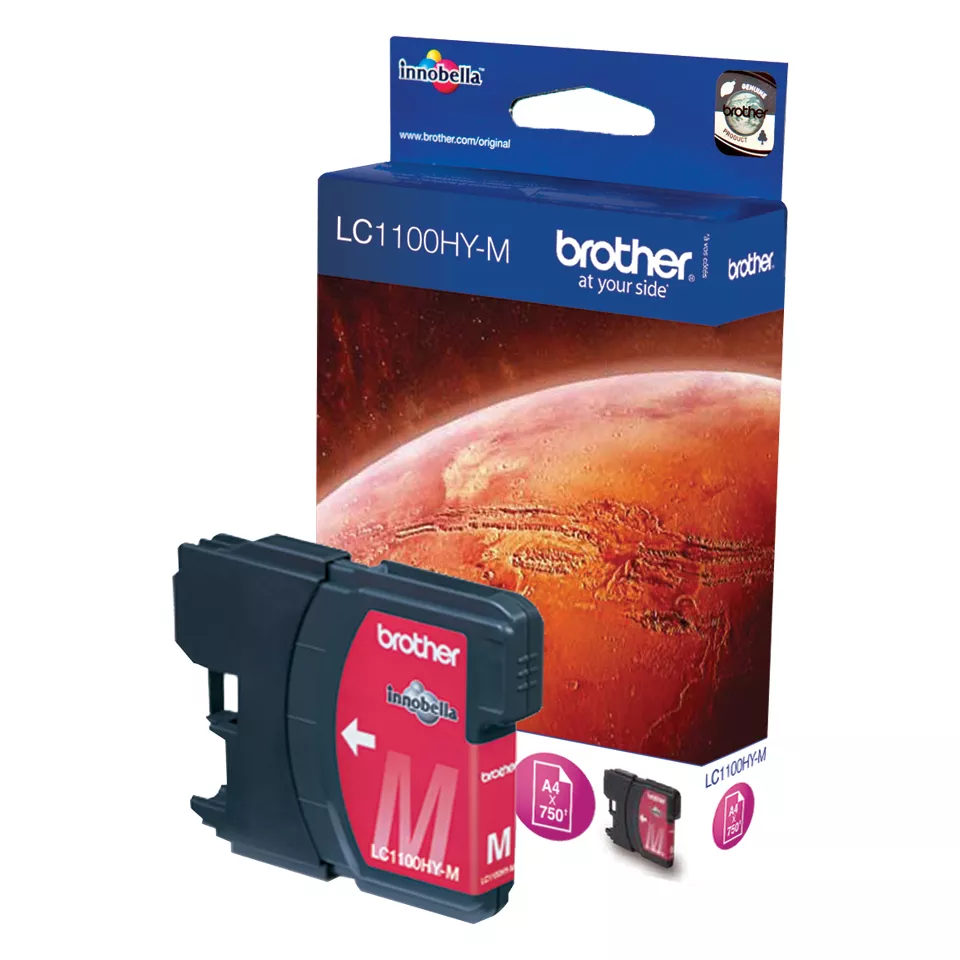 Achat BROTHER LC-1100 cartouche d encre magenta haute - 4977766659871