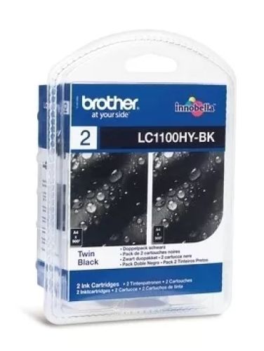 Achat BROTHER BLISTER PACK 2 NOIRES HTE CAPACITE POUR et autres produits de la marque Brother