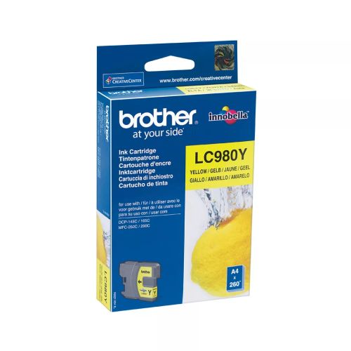 Vente Cartouches d'encre Brother LC-980Y