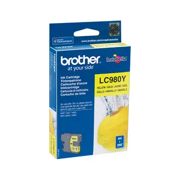 Achat Cartouches d'encre Brother LC-980Y sur hello RSE